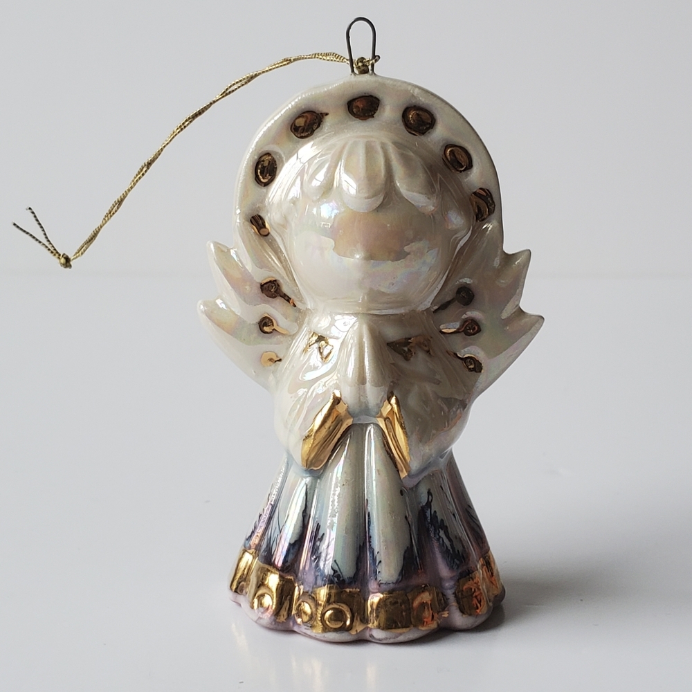 Cherish Porcelain Angel Christmas Ornament Sorrento BC Collectible Holiday Decor